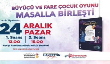 ‘Büyücü ve Fare’ Tiyatrosu Minik İzleyiciler İçin Sahnelenecek.