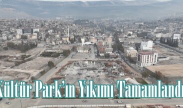 Kültür Park’ın Yıkımı Tamamlandı.