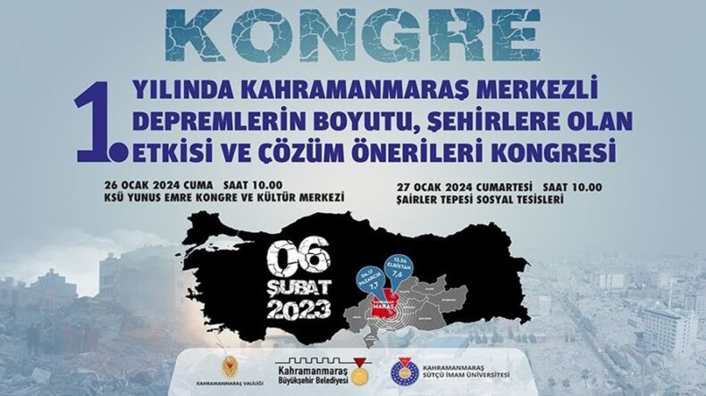 6 Şubat Depremlerinin Şehirlere Olan Etkisi Konuşulacak.