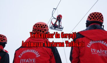 Yedikuyular’da Gerçeği Aratmayan Kurtarma Tatbikatı