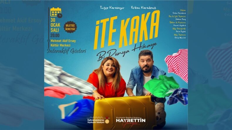 Büyükşehir, “İte Kaka” Gösterisini Tiyatroseverlerle Buluşturacak.