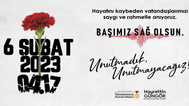 Başkan Güngör; “Depremde Kaybettiğimiz Canlarımıza Allah’tan Rahmet Diliyoruz”