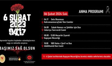 Asrın Felaketinin Yıl Dönümünde Anma Programı Düzenlenecek.