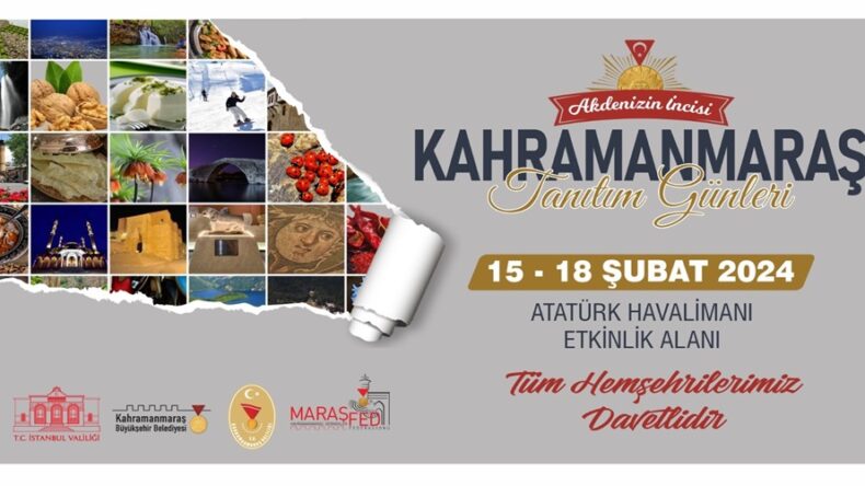 Kahramanmaraş, Atatürk Havalimanı’nda.