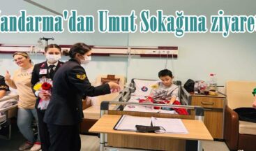 Jandarma’dan Umut Sokağına ziyaret.