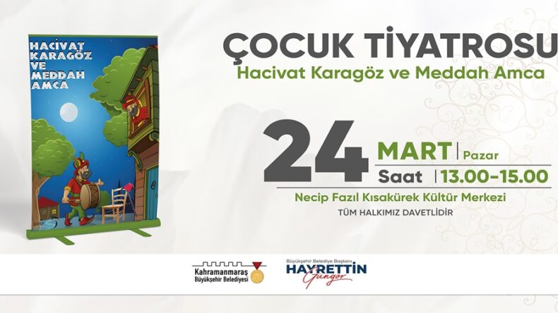 “Hacivat Karagöz ve Meddah Amca” Gösterisi Çocuklarla Buluşacak.