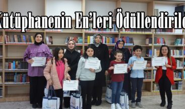 Kütüphanenin En’leri Ödüllendirildi.