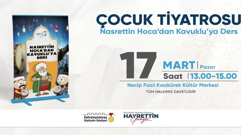 Çocuklar “Nasrettin Hoca” ile Hem Gülecek Hem Öğrenecek.