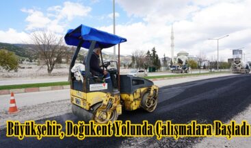 Büyükşehir, Doğukent Yolunda Çalışmalara Başladı.