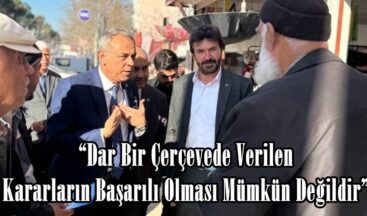 “Dar Bir Çerçevede Verilen Kararların Başarılı Olması Mümkün Değildir”