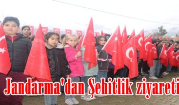 Jandarma’dan Şehitlik ziyareti.