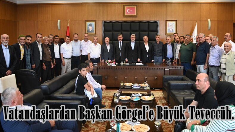 Vatandaşlardan Başkan Görgel’e Büyük Teveccüh.