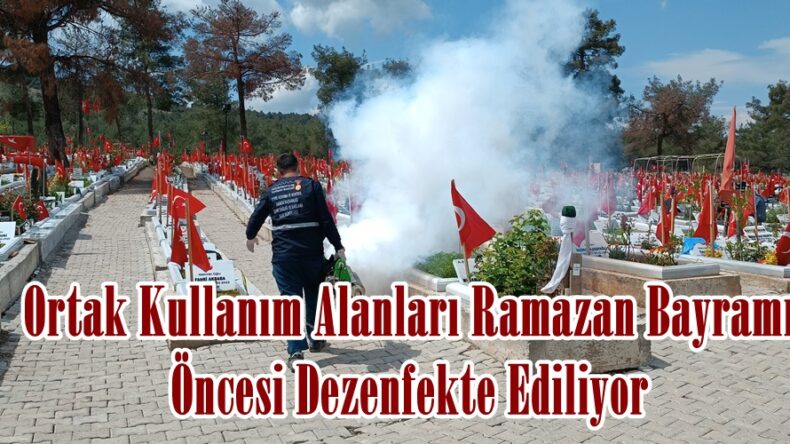 Ortak Kullanım Alanları Ramazan Bayramı Öncesi Dezenfekte Ediliyor.