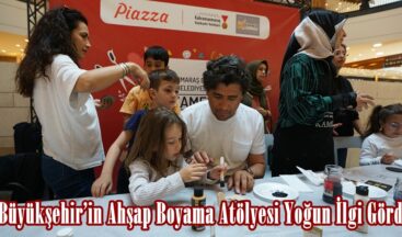 Büyükşehir’in Ahşap Boyama Atölyesi Yoğun İlgi Gördü.