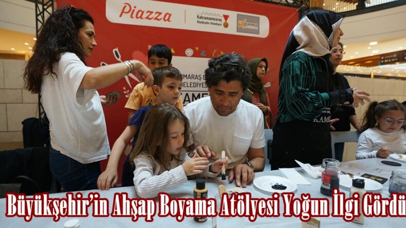 Büyükşehir’in Ahşap Boyama Atölyesi Yoğun İlgi Gördü.