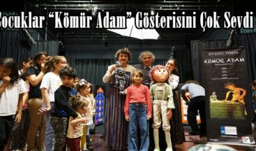 Çocuklar “Kömür Adam” Gösterisini Çok Sevdi.