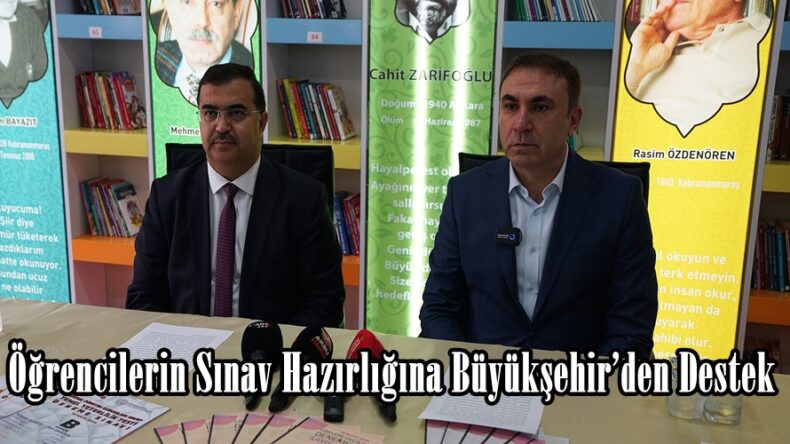 Öğrencilerin Sınav Hazırlığına Büyükşehir’den Destek.