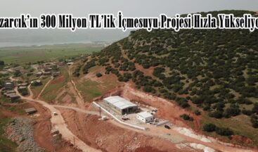 Pazarcık’ın 300 Milyon TL’lik İçmesuyu Projesi Hızla Yükseliyor.
