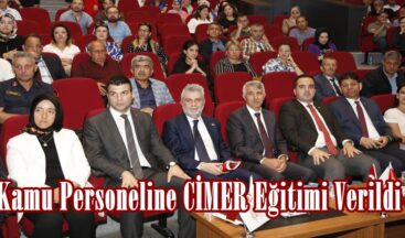 Kamu Personeline CİMER Eğitimi Verildi.