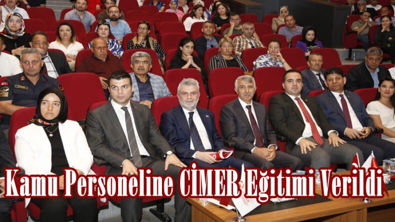 Kamu Personeline CİMER Eğitimi Verildi.