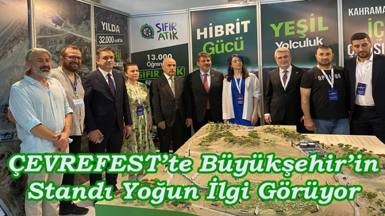 ÇEVREFEST’te Büyükşehir’in Standı Yoğun İlgi Görüyor.