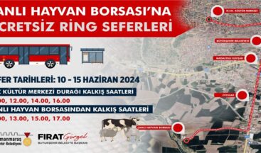 Canlı Hayvan Borsası’na Ücretsiz Ring Seferleri Başladı!.