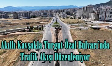 Akıllı Kavşakla Turgut Özal Bulvarı’nda Trafik Akışı Düzenleniyor.