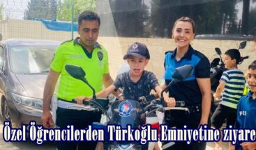 Özel Öğrencilerden Türkoğlu Emniyetine ziyaret.