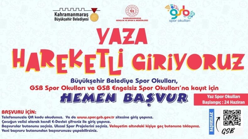 Haydi Gençler Yaz Spor Okullarına!