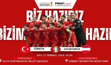  Milli Heyecan Onikişubat ve Dulkadiroğlu’nda Dev Ekranlardan Takip Edilecek.