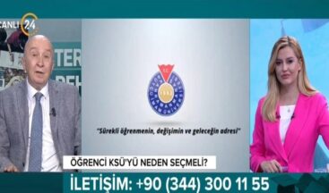 KSÜ Rektörü Prof. Dr. Alptekin Yasım, 24 TV’de ‘Tercih Rehberi’ Programına Konuk Oldu.