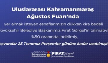 Başkan Görgel’in Talimatıyla Kira Ücreti Yarıya İndirildi.