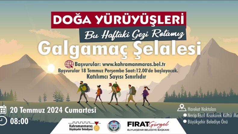 Büyükşehir Yaz Dönemi Doğa Yürüyüşleri Başlıyor.