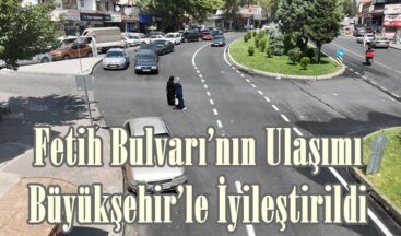 Fetih Bulvarı’nın Ulaşımı Büyükşehir’le İyileştirildi.