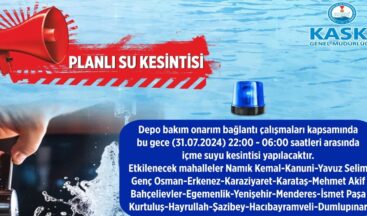 Onikişubat ve Dulkadiroğlu’nda 18 Mahallede Su Kesintisi Yaşanacak!.