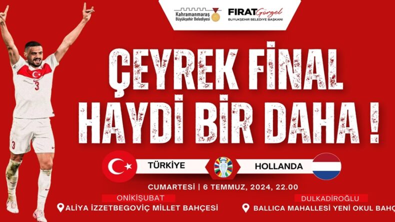 Haydi Çeyrek Finalde Millilerimize Hep Birlikte Desteğe.