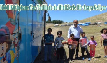 Mobil Kütüphane Yaz Tatilinde de Miniklerle Bir Araya Geliyor.