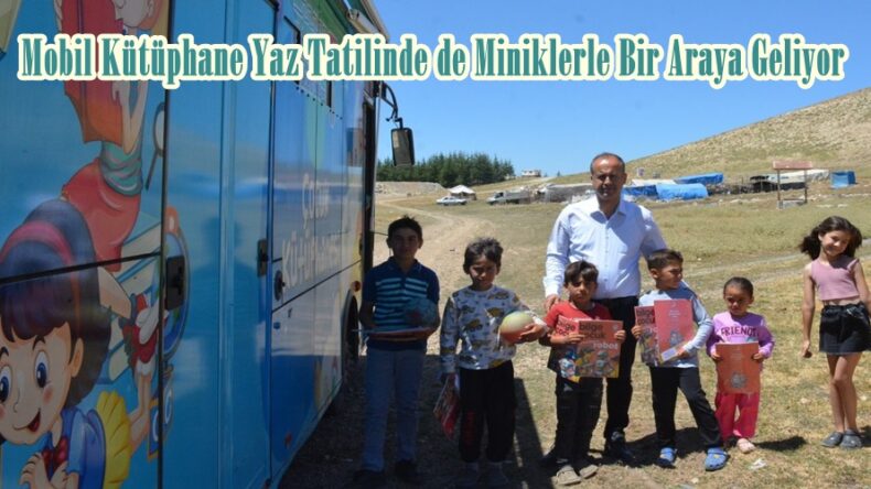 Mobil Kütüphane Yaz Tatilinde de Miniklerle Bir Araya Geliyor.