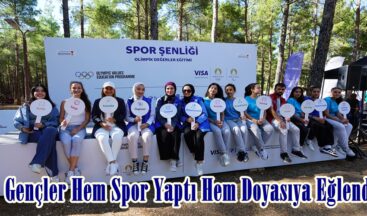 Gençler Hem Spor Yaptı Hem Doyasıya Eğlendi.