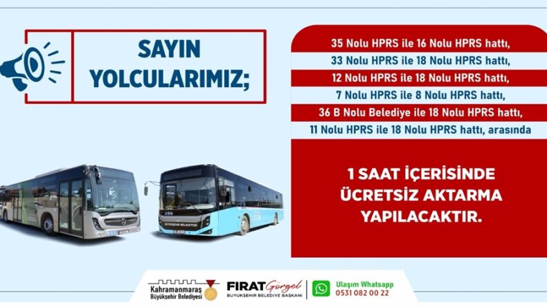 Büyükşehir’den Toplu Ulaşımda Vatandaşlara Bir Destek Daha.