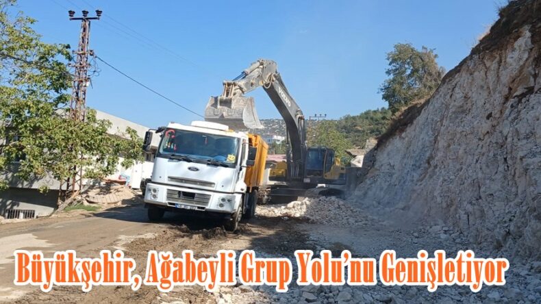 Büyükşehir, Ağabeyli Grup Yolu’nu Genişletiyor.