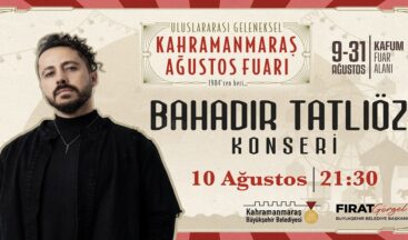 Sevilen Sanatçı Bahadır Tatlıöz Fuarda Sahne Alacak.