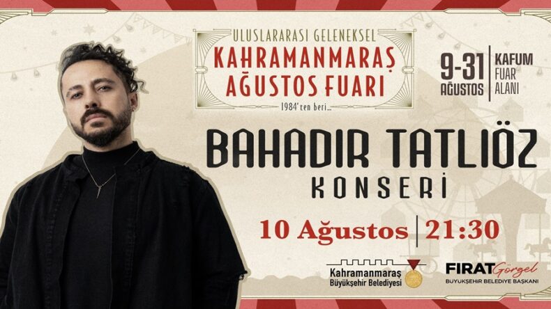 Sevilen Sanatçı Bahadır Tatlıöz Fuarda Sahne Alacak.