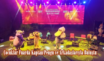 Çocuklar Fuarda Kaptan Pengu ve Arkadaşlarıyla Buluştu.