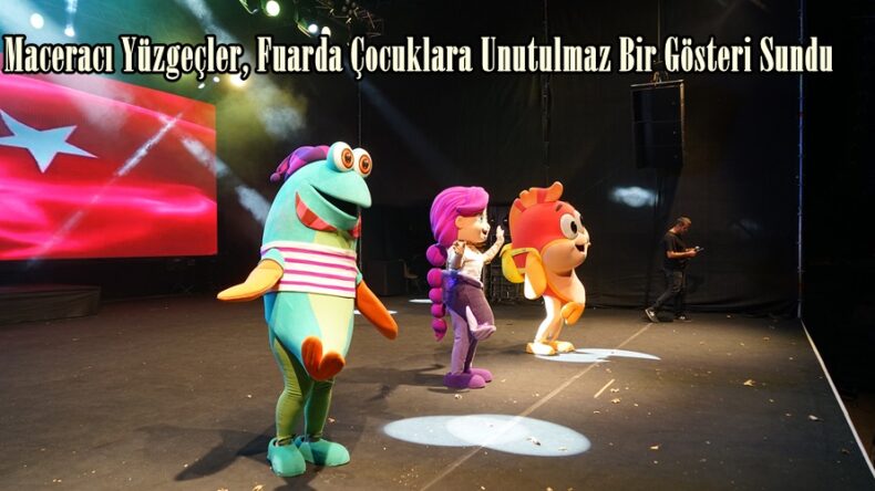 Maceracı Yüzgeçler, Fuarda Çocuklara Unutulmaz Bir Gösteri Sundu.