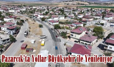 Pazarcık’ta Yollar Büyükşehir ile Yenileniyor.