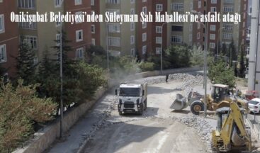 Onikişubat Belediyesi’nden Süleyman Şah Mahallesi’ne asfalt atağı.