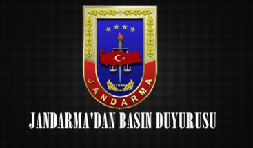 JANDARMA’DAN BASIN DUYURUSU