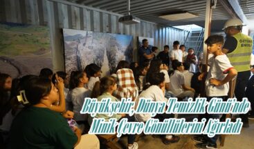 Büyükşehir, Dünya Temizlik Günü’nde Minik Çevre Gönüllülerini Ağırladı.