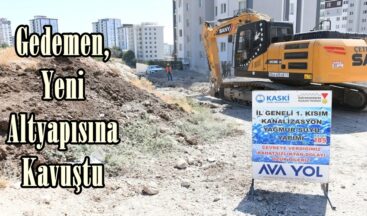 Gedemen, Yeni Altyapısına Kavuştu.